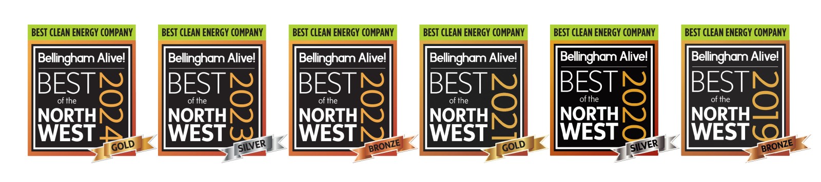 Best of the North West Bellingham Alive! 2019-2025 Best Clean Energy Company
